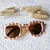 Baby & Kids UV400 Sunglasses | Beige & Terracotta Striped