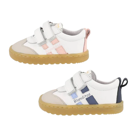 Blanditos Lisboa Leather Barefoot Kids Sneakers