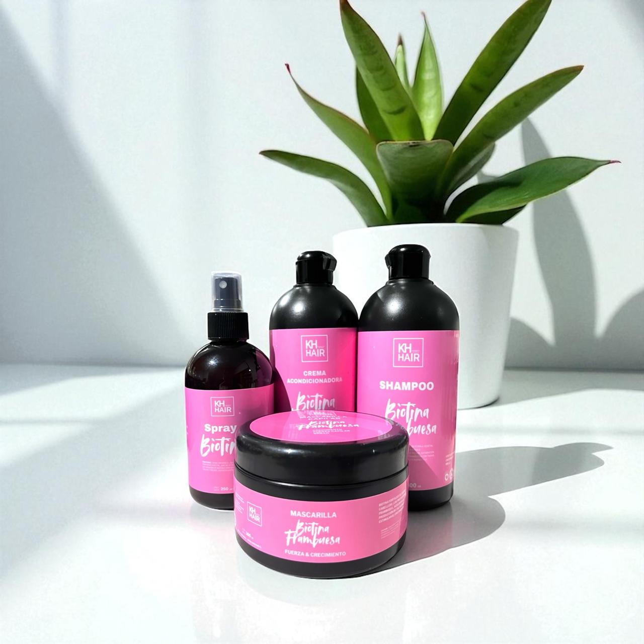 SUPER KIT Biotina Frambuesa Envío gratis 500ML  1