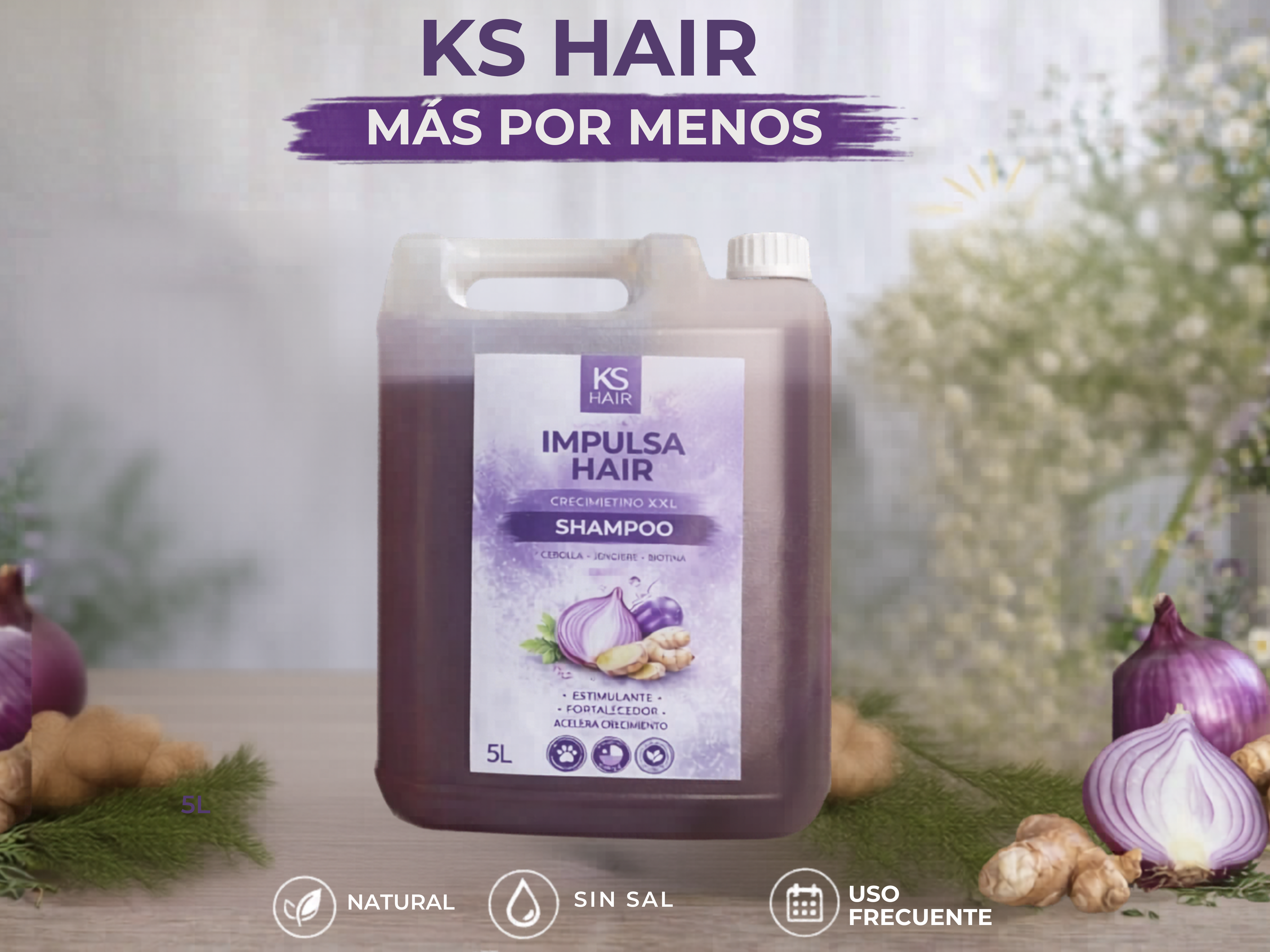 Bidón 5L Shampoo Crecimiento  1