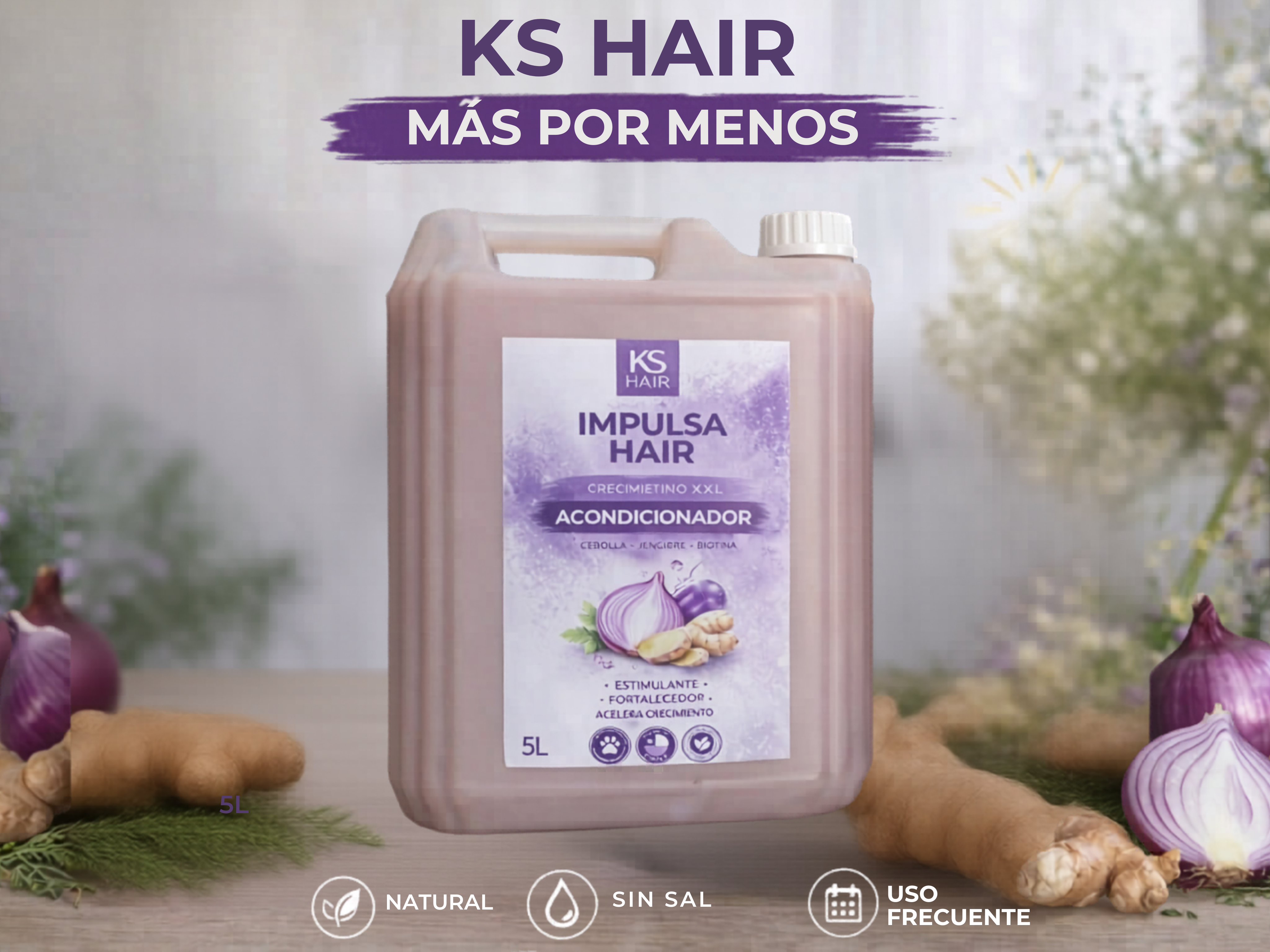 Bidón 5L Acondicionador Crecimiento  1