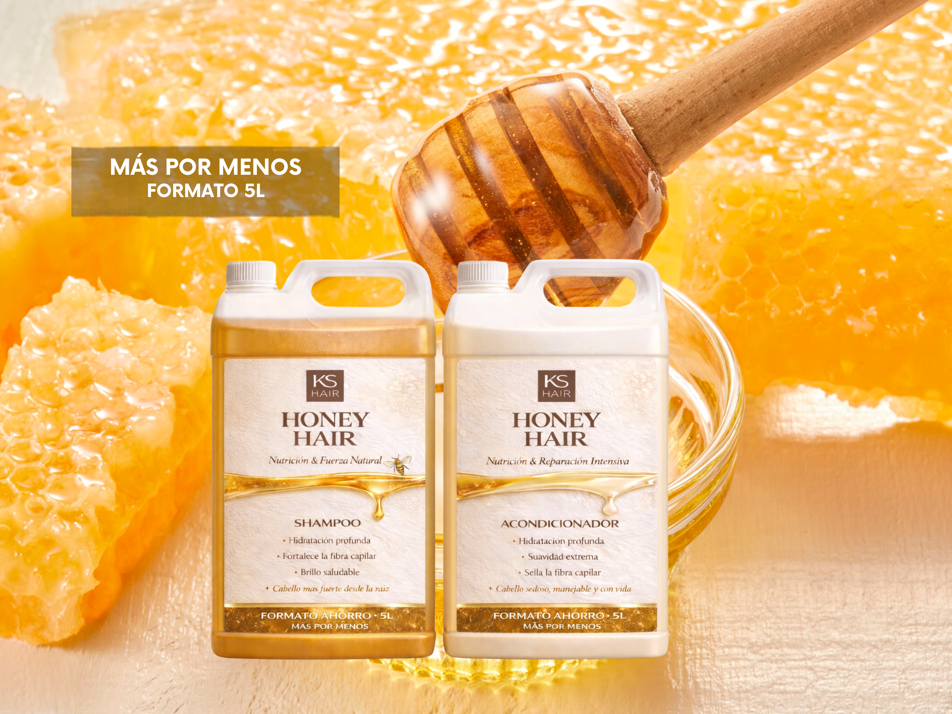 Kit Familiar 2 Bidones 5L Miel Real  1