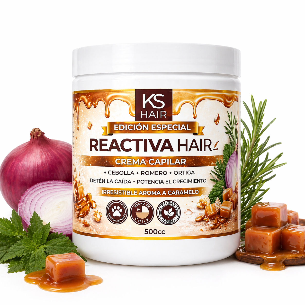 Crema Alopecia Edición especial Caramelo 500ML 1