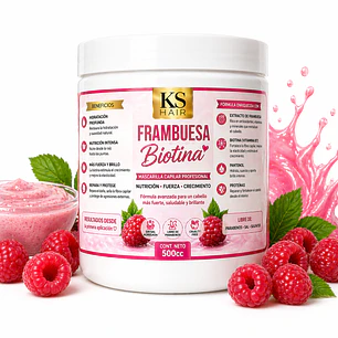 Crema Frambuesa Biotina 500ML