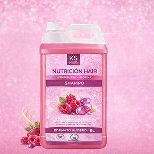 Shampoo Frambuesa Biotina 5L 
