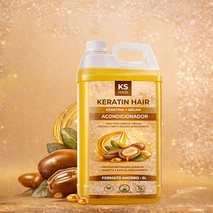Acondicionador Keratina Argán Tinturados 5L 
