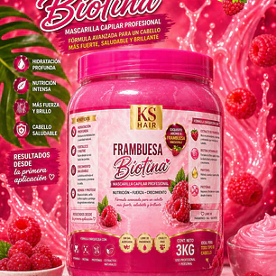 Crema Frambuesa Biotina Edición especial 3k