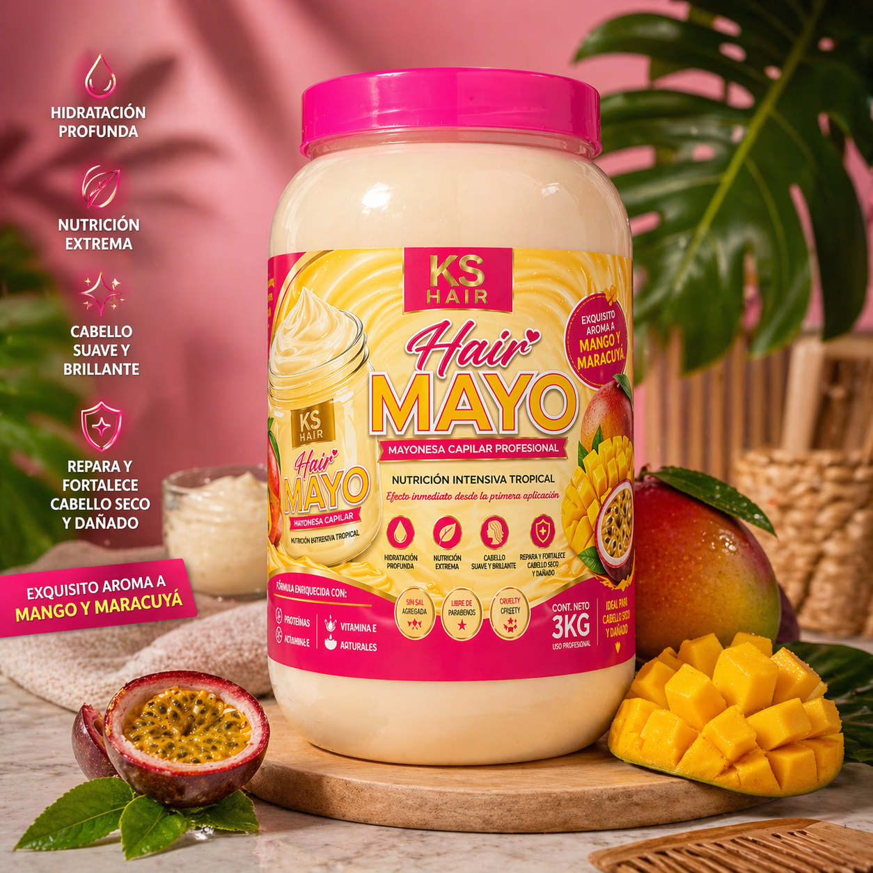 Crema Hair Mayo Edición especial 3K 1