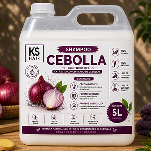 Shampoo Cebolla Crecimiento XXL 5L