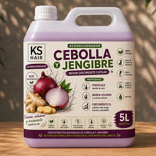 Acondicionador Cebolla Jengibre Crecimiento XXL 5L 