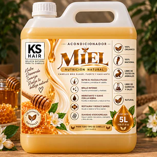 Acondicionador Miel Nutrición Hidratación 5L