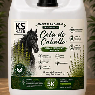 Mascarilla Tratamiento Anti caída Crecimiento Cola caballo 5K