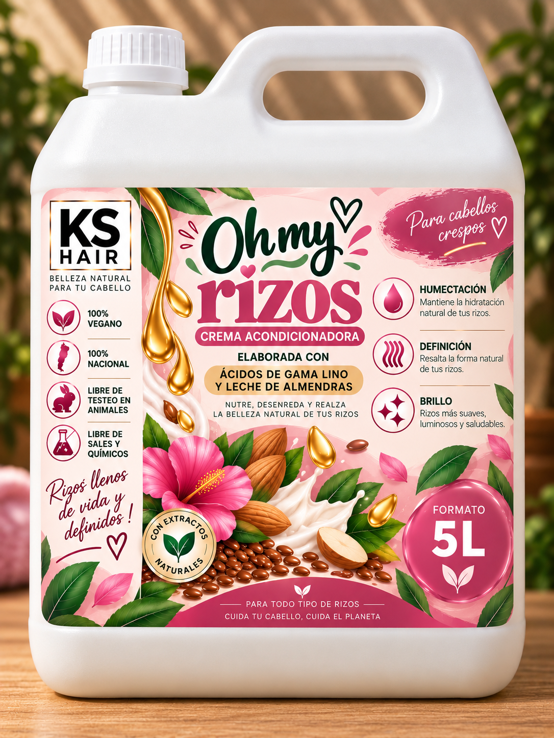 Crema Acondicionadora Oh My Rizos 5L 1