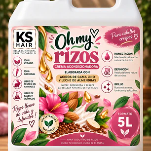 Crema Acondicionadora Oh My Rizos 5L