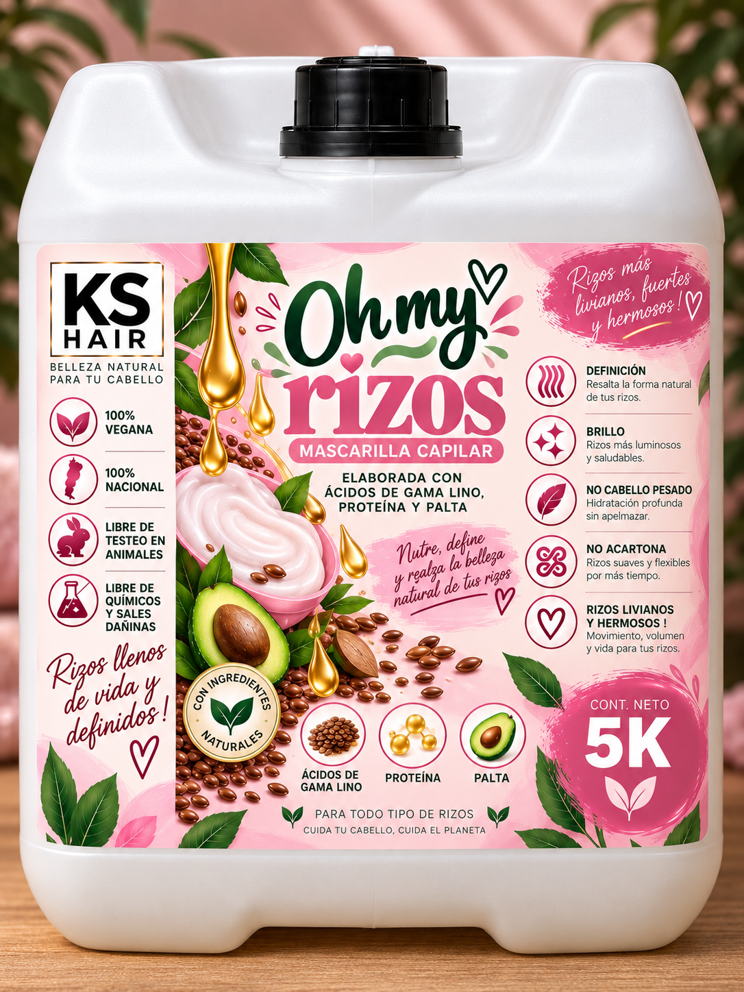 Mascarilla Oh My Rizos 5K 1