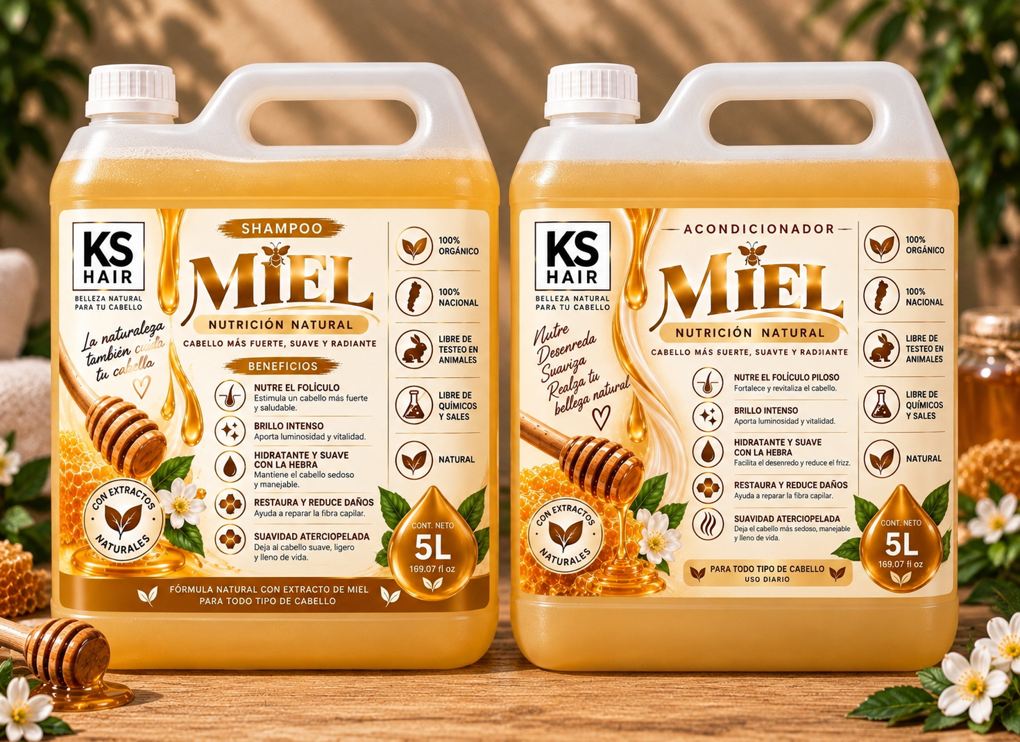  2 Bidones 5L Miel 1