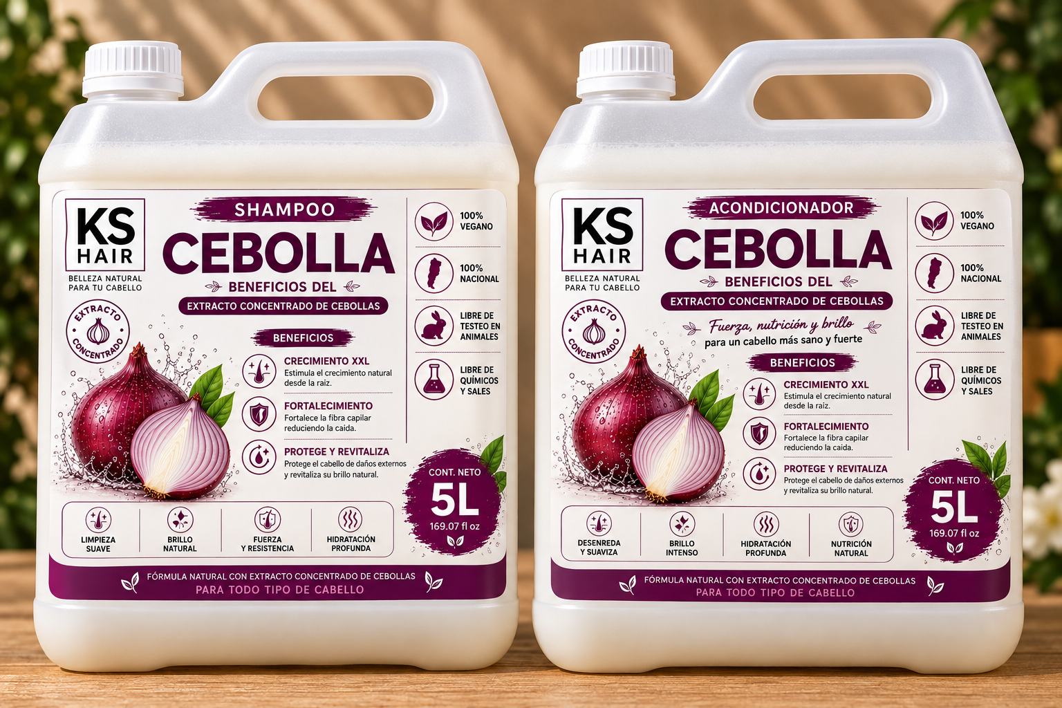  2 Bidones Cebolla Crecimiento XXL 5L 1