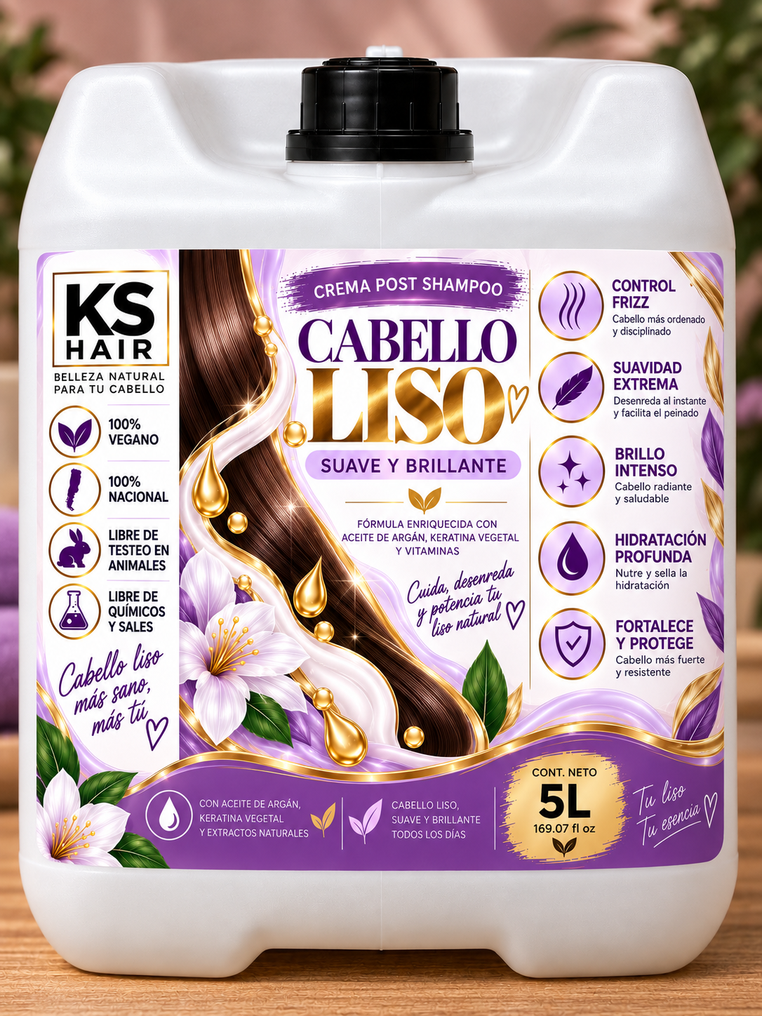 Crema Liso Perfecto Post Shampoo 5K  1