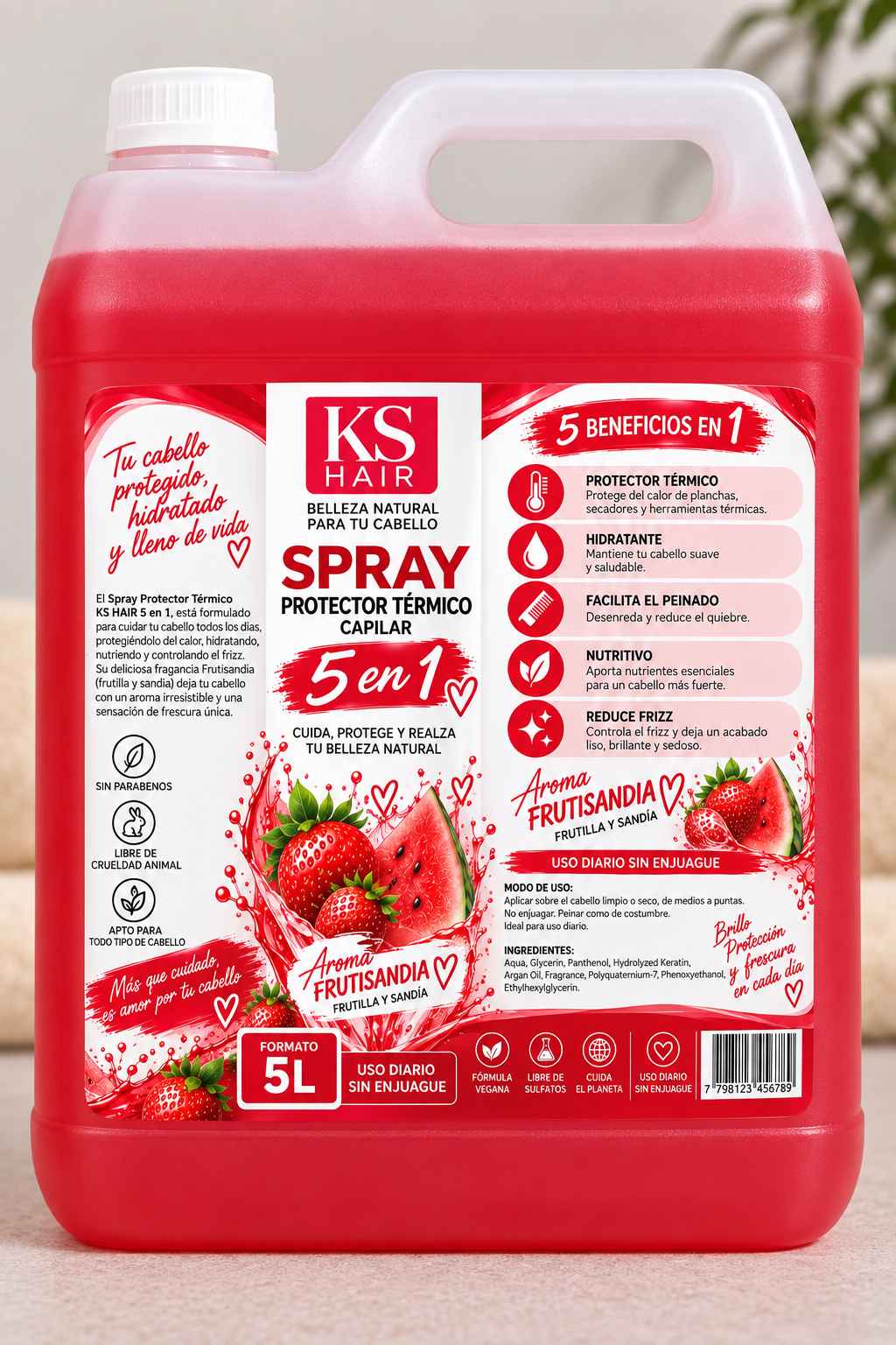 Protección Térmica 5EN1 Fruti Sandía 5L 1