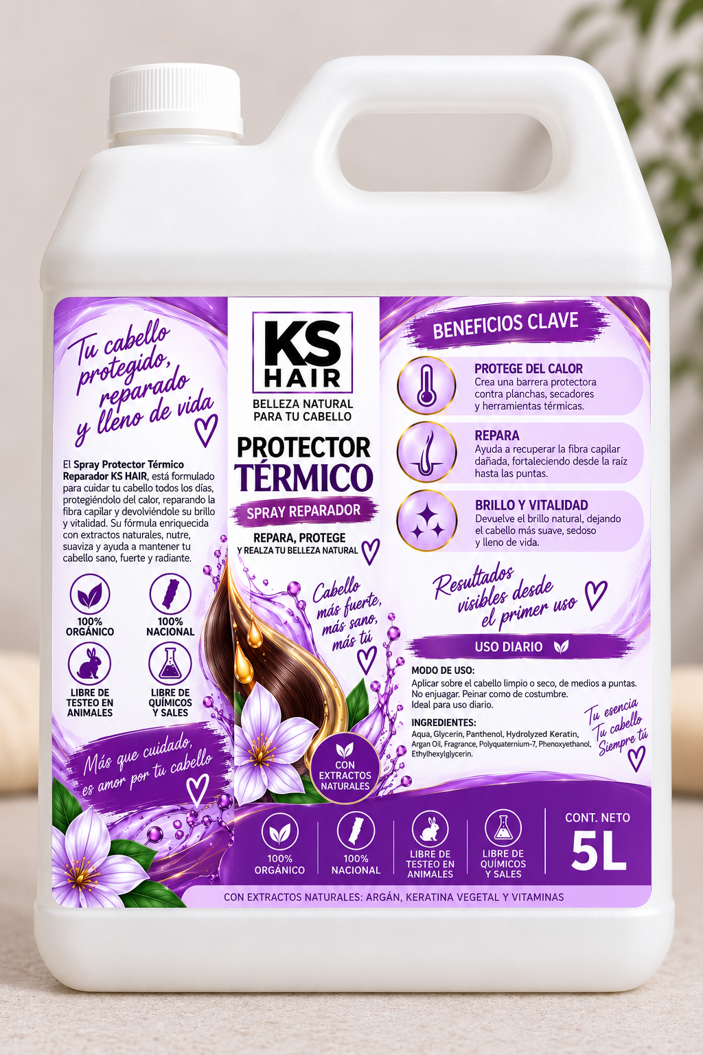 Protección Térmica Reparador Capilar 5L  1