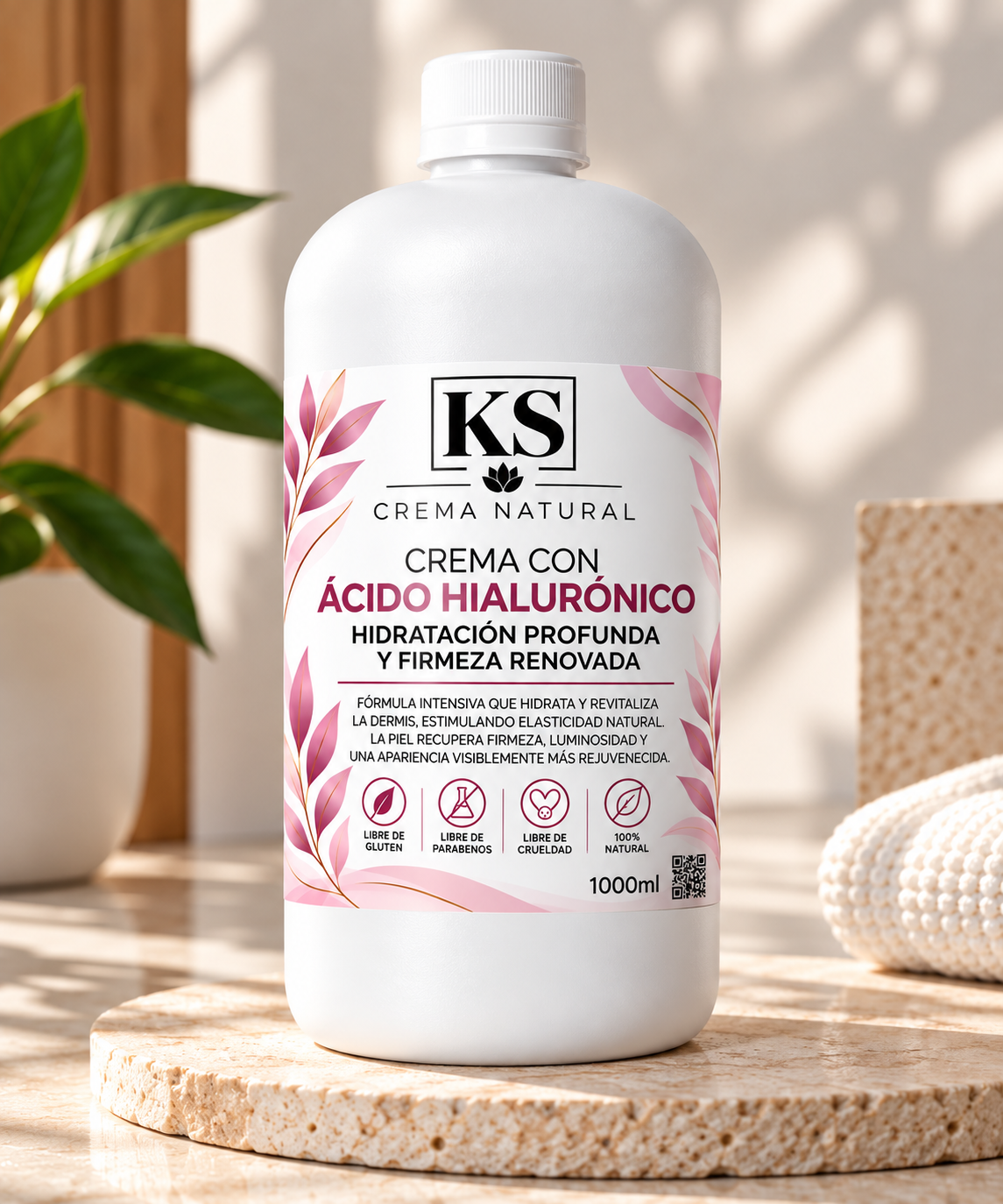 Crema Ácido Hialurónico 1L 1