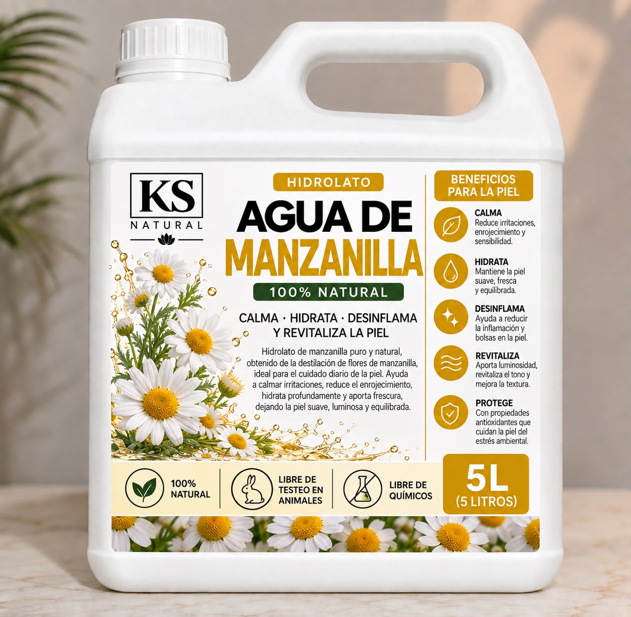Hidrolato Manzanilla 5L 1