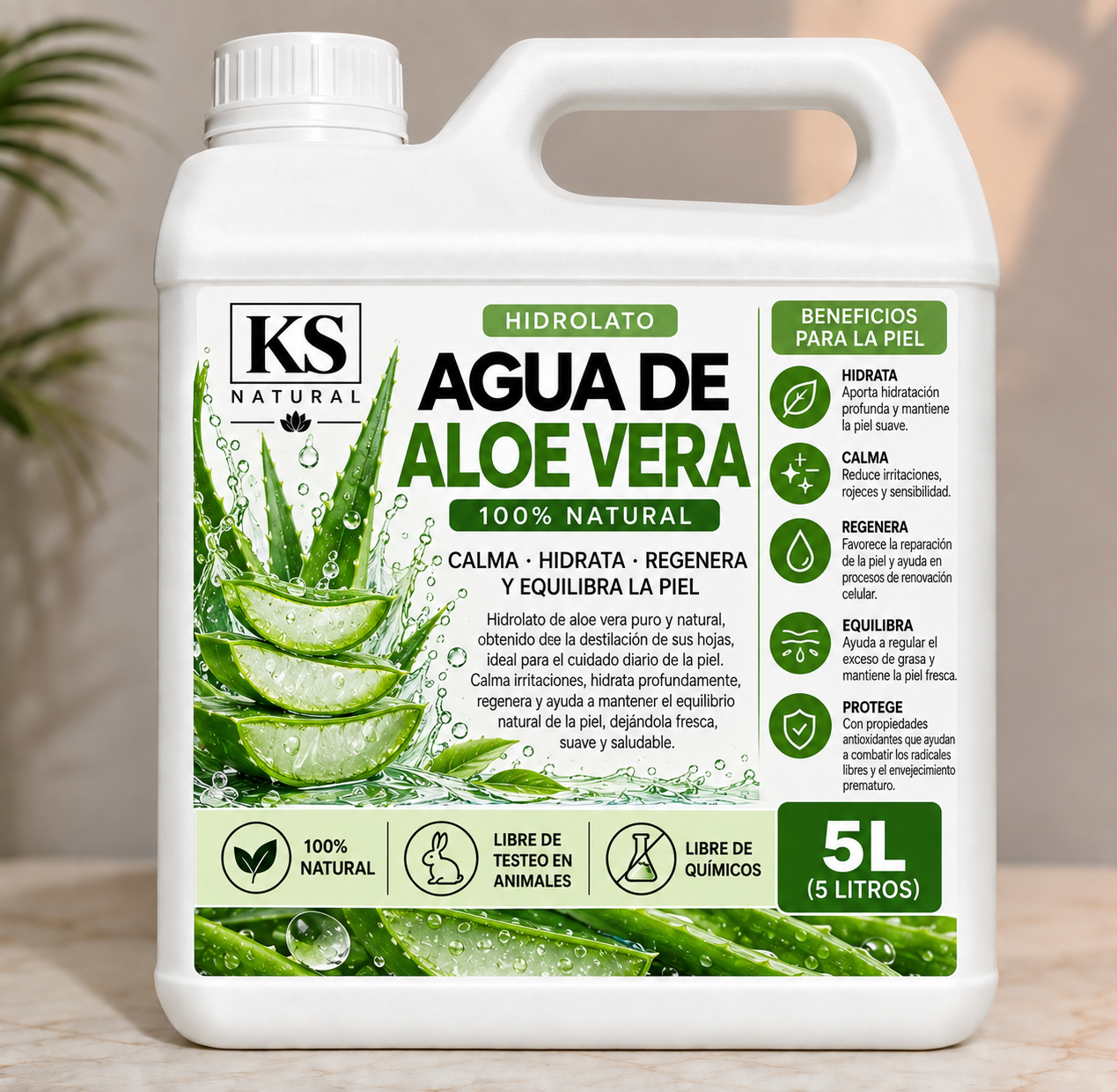 Hidrolato Aloe Vera 5L  1