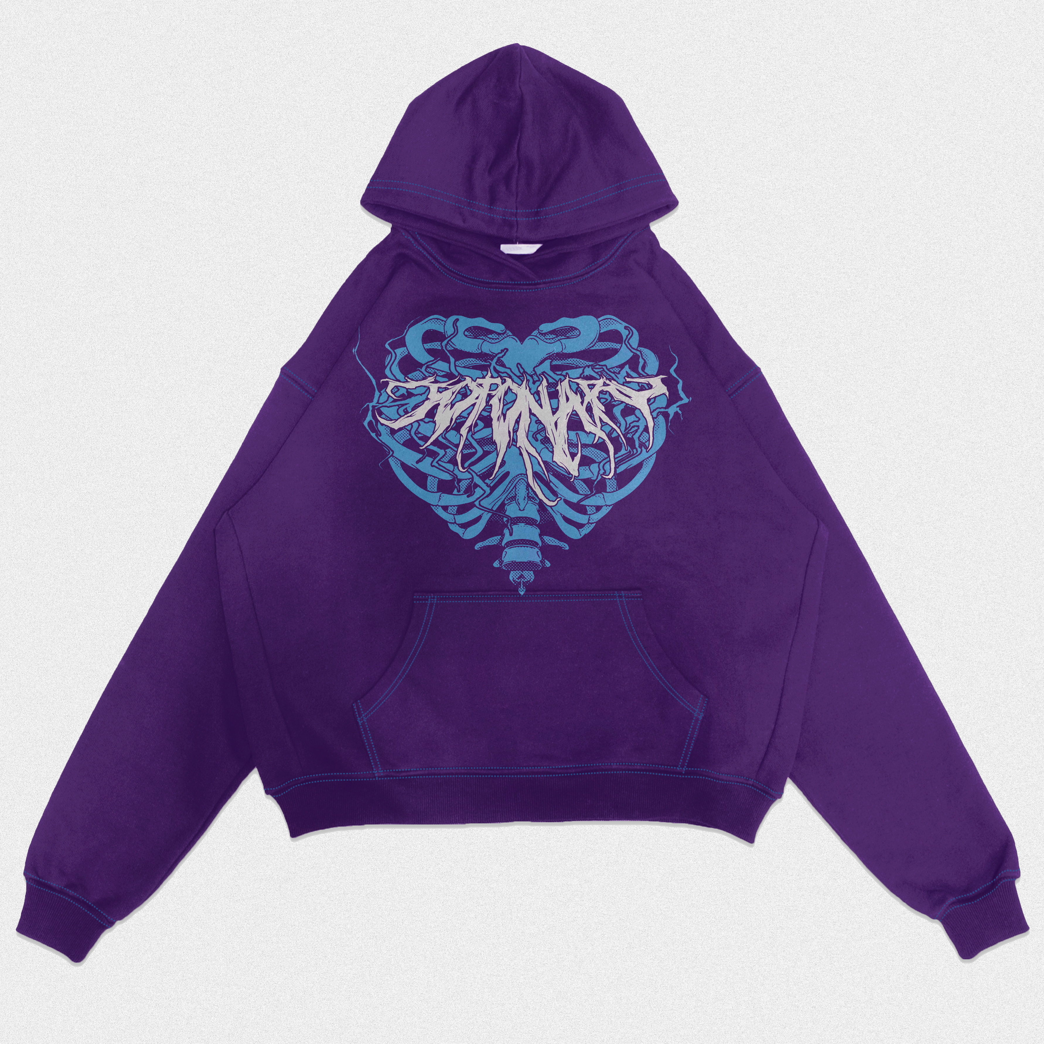 Hoodie Oversize Skeleton Logo