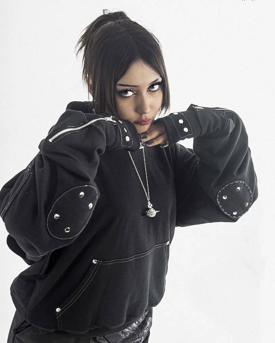Ninja Hoodie (Medium Contrast) Oversize boxy 2