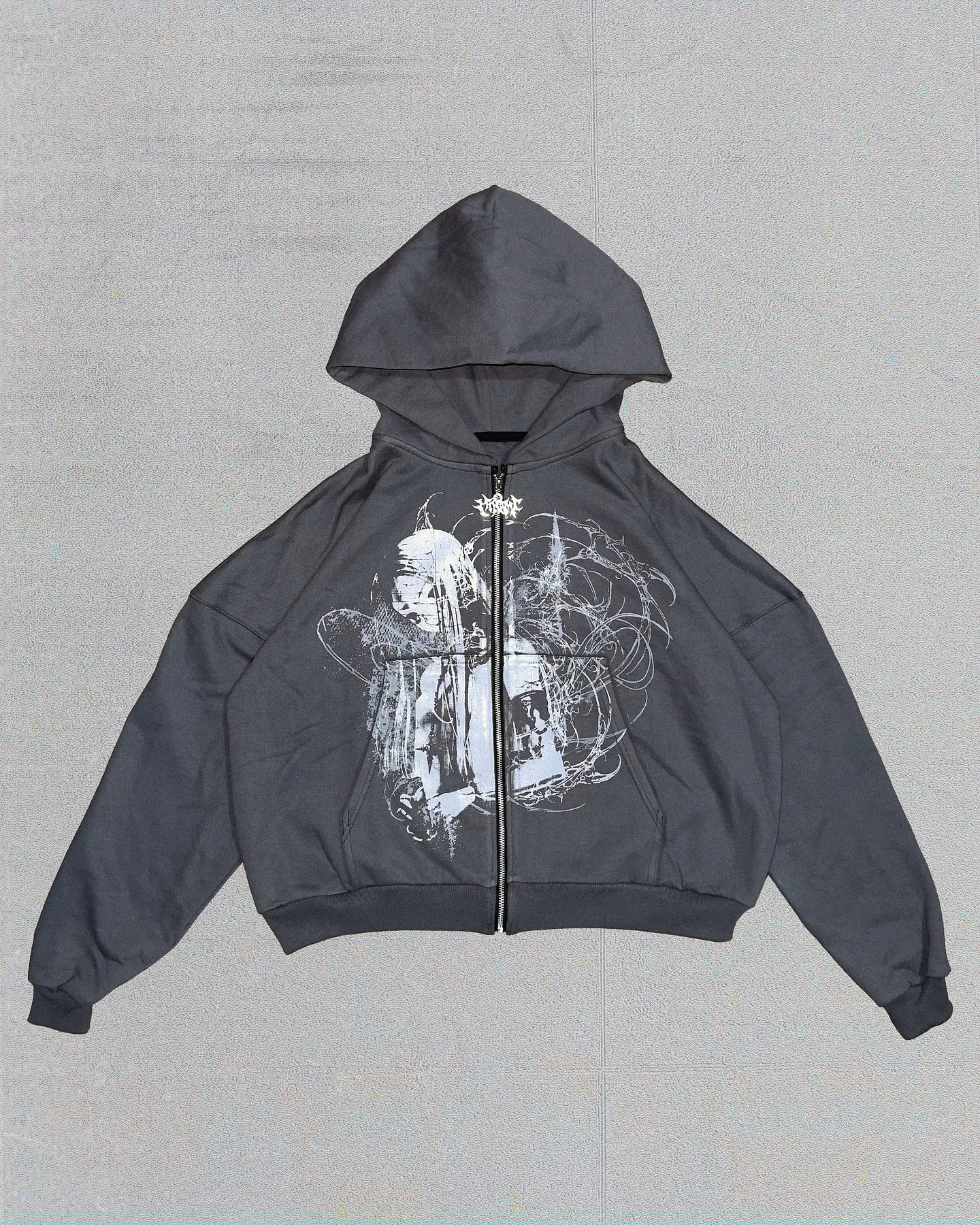 Hoodie BoxyFit zip up SLT2 1