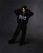 Hoodie BoxyFit zip up Logo 003 - Miniatura 2