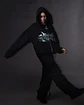 Hoodie BoxyFit zip up Logo 003 - Miniatura 3