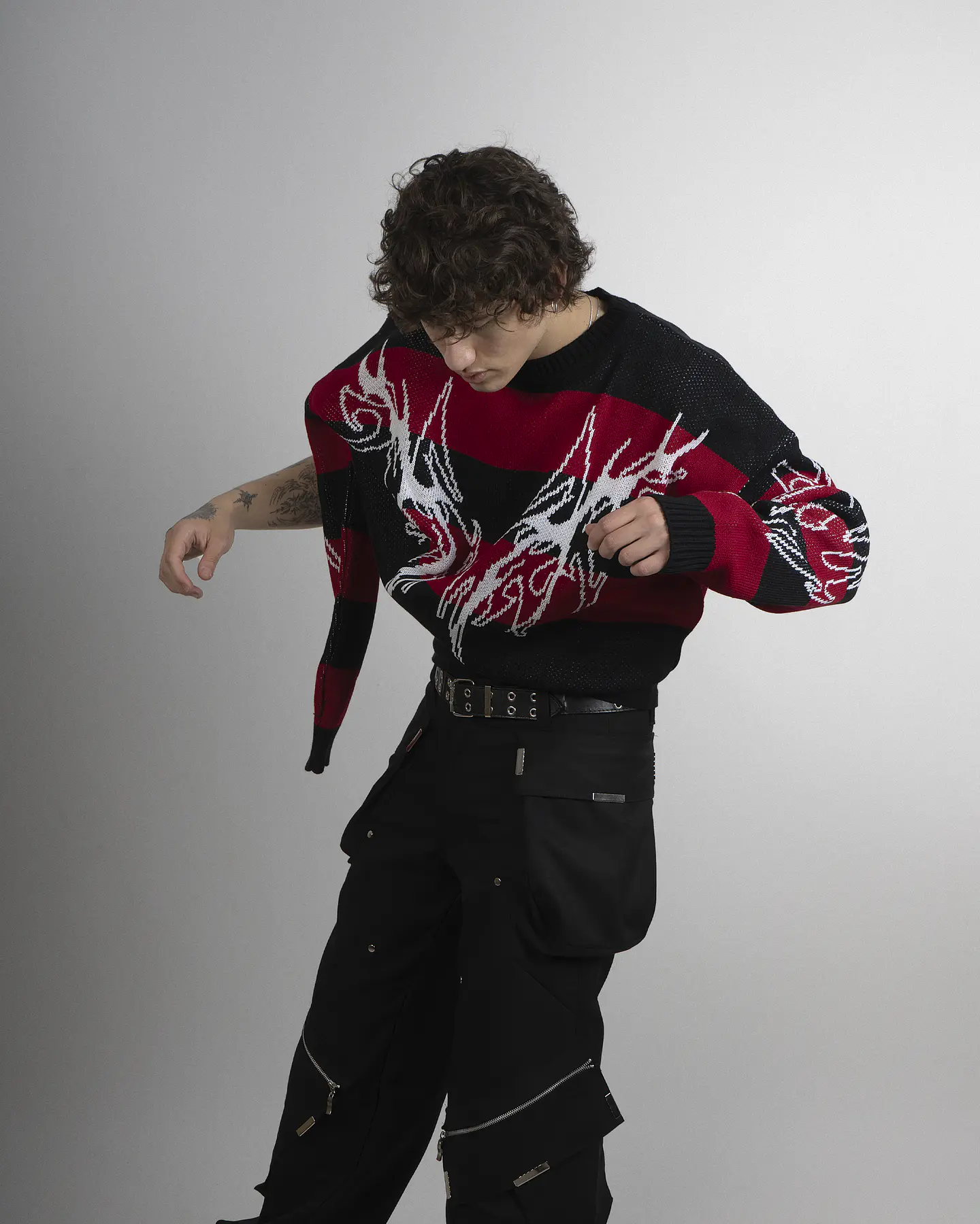  Sweater Lined Tribal Red Bullet 3