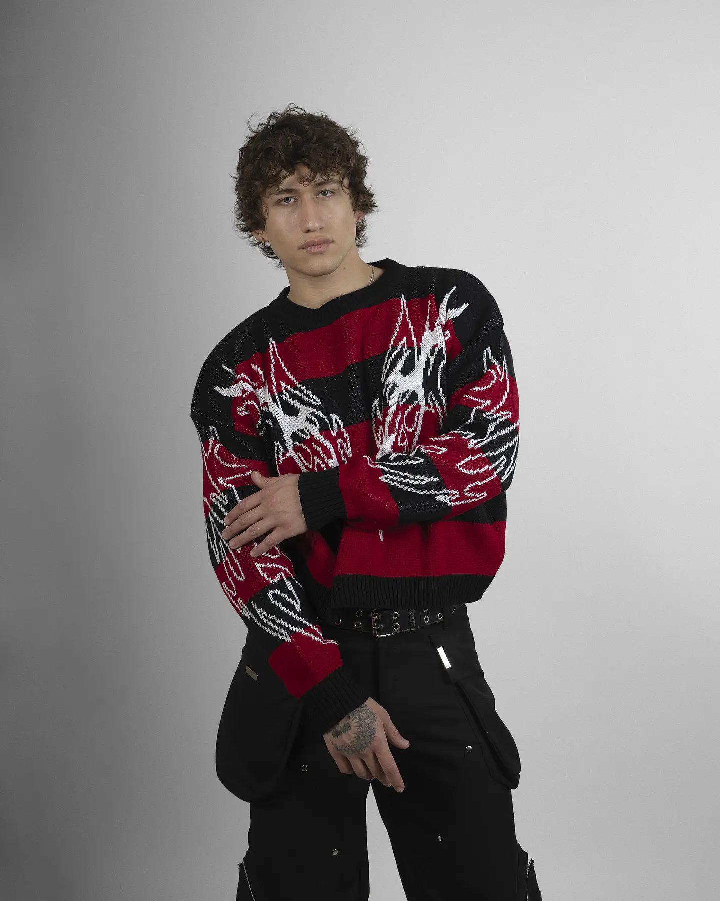  Sweater Lined Tribal Red Bullet 8