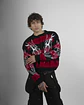  Sweater Lined Tribal Red Bullet - Miniatura 8