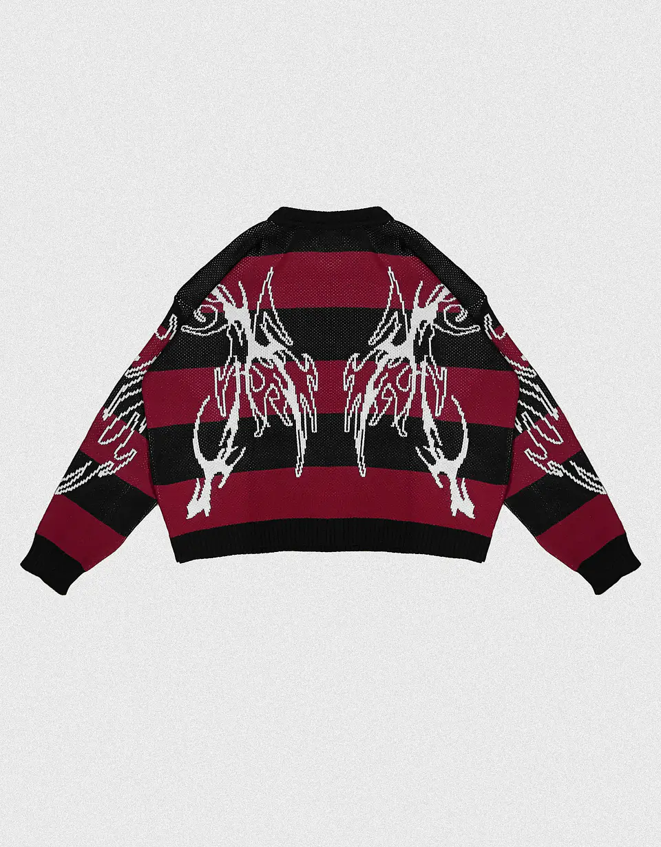  Sweater Lined Tribal Red Bullet 5
