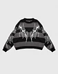 Sweater Lined Tribal Dark Grey - thumbnail 1
