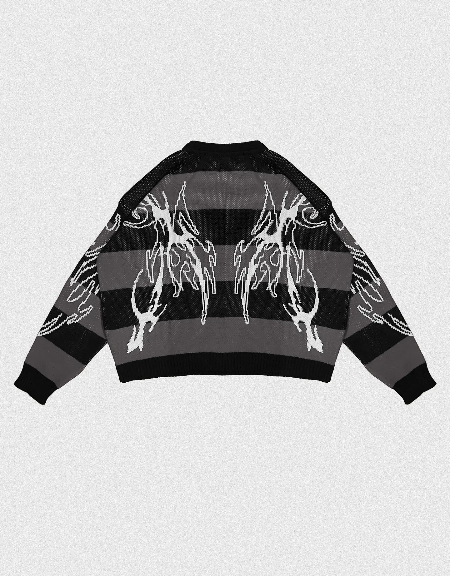 Sweater Lined Tribal Dark Grey 3