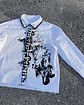 Camisa Bleeding Cowboys Type Font - Miniatura 5