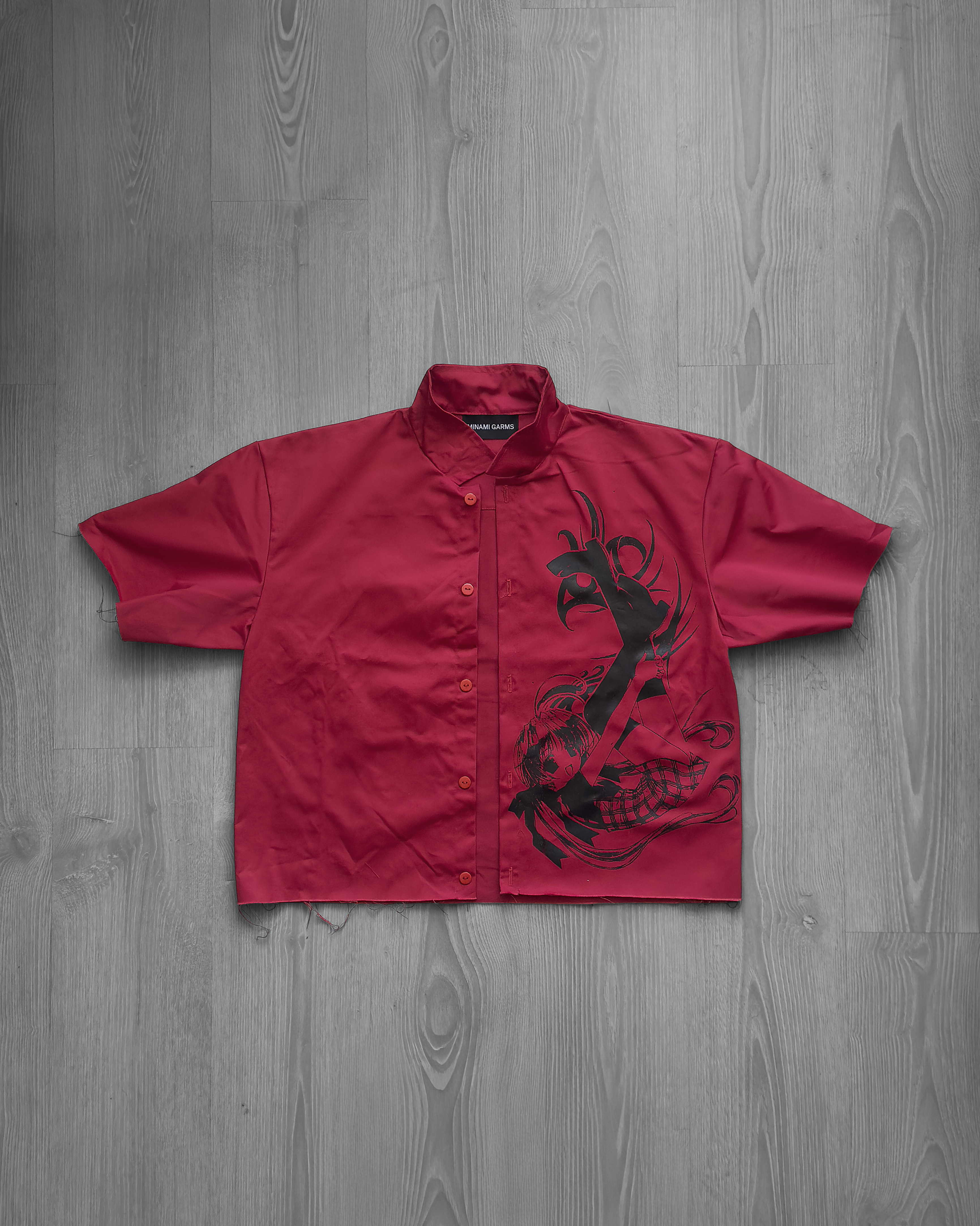 Dress T-Shirt Boxy Fit red