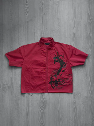 Dress T-Shirt Boxy Fit red