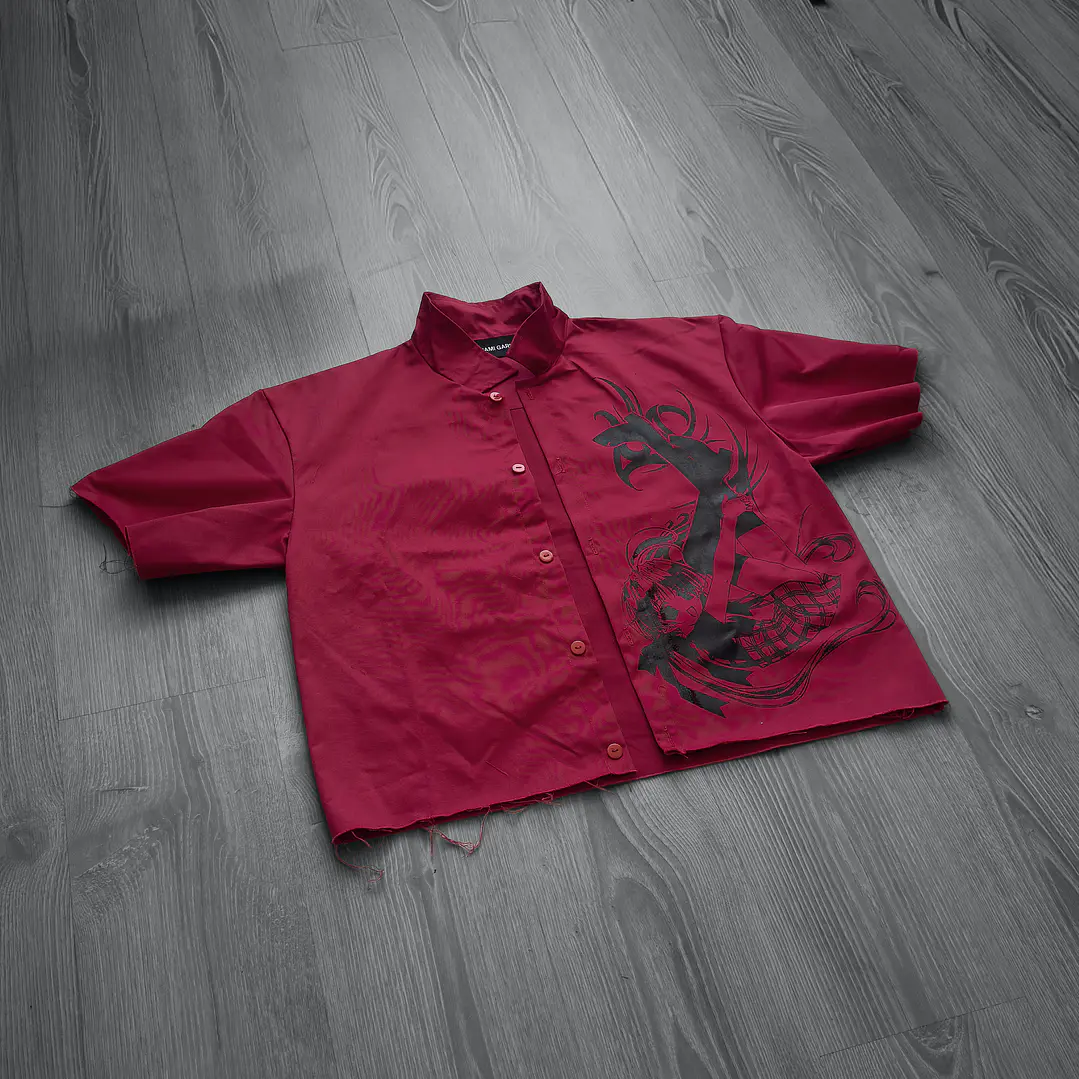 Dress T-Shirt Boxy Fit red 2