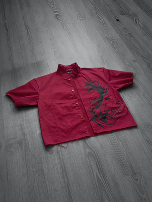 Dress T-Shirt Boxy Fit red