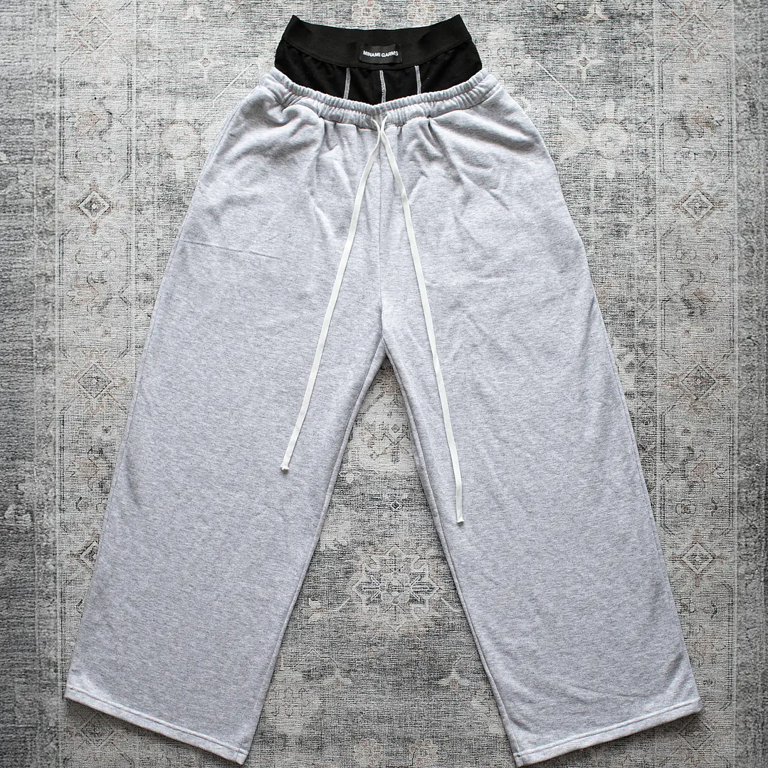 SWEATPANTS 2 WAISTBAND GREY 1
