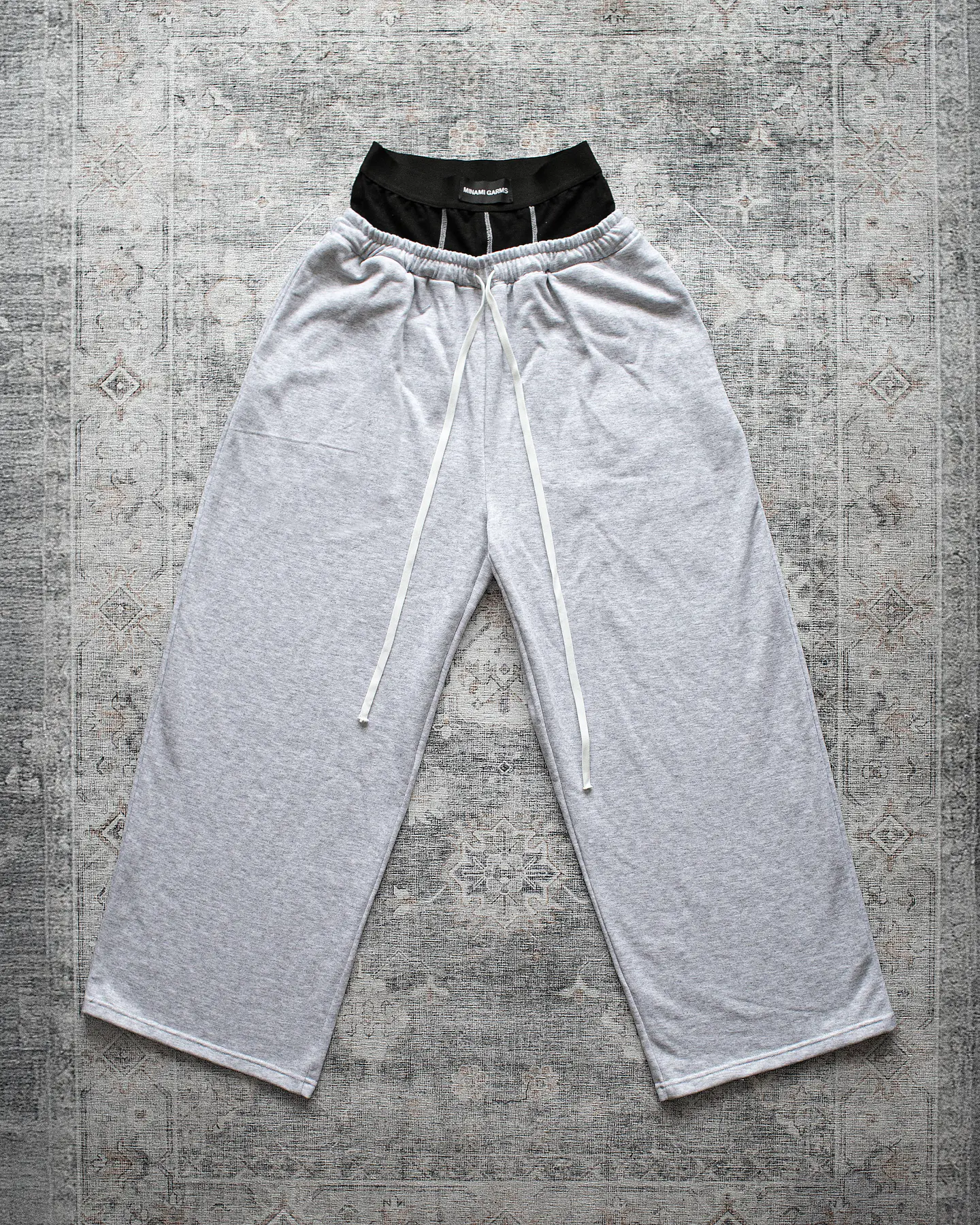 SWEATPANTS 2 WAISTBAND GREY 1