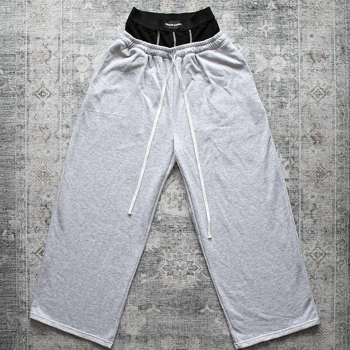 SWEATPANTS 2 WAISTBAND GREY 1