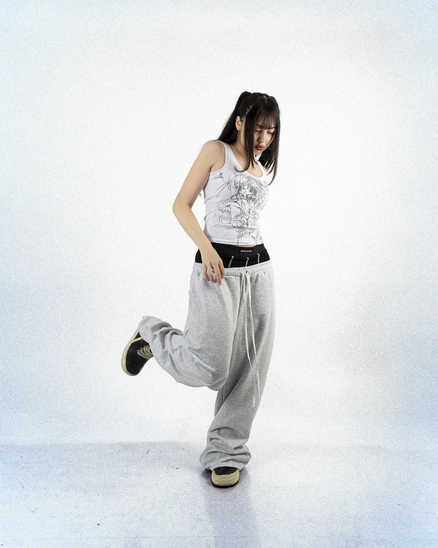 SWEATPANTS 2 WAISTBAND GREY 2