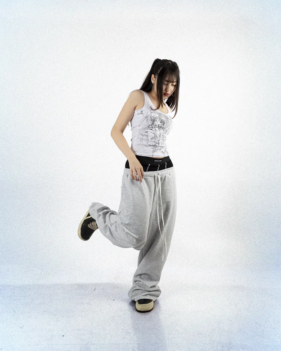 SWEATPANTS 2 WAISTBAND GREY 2