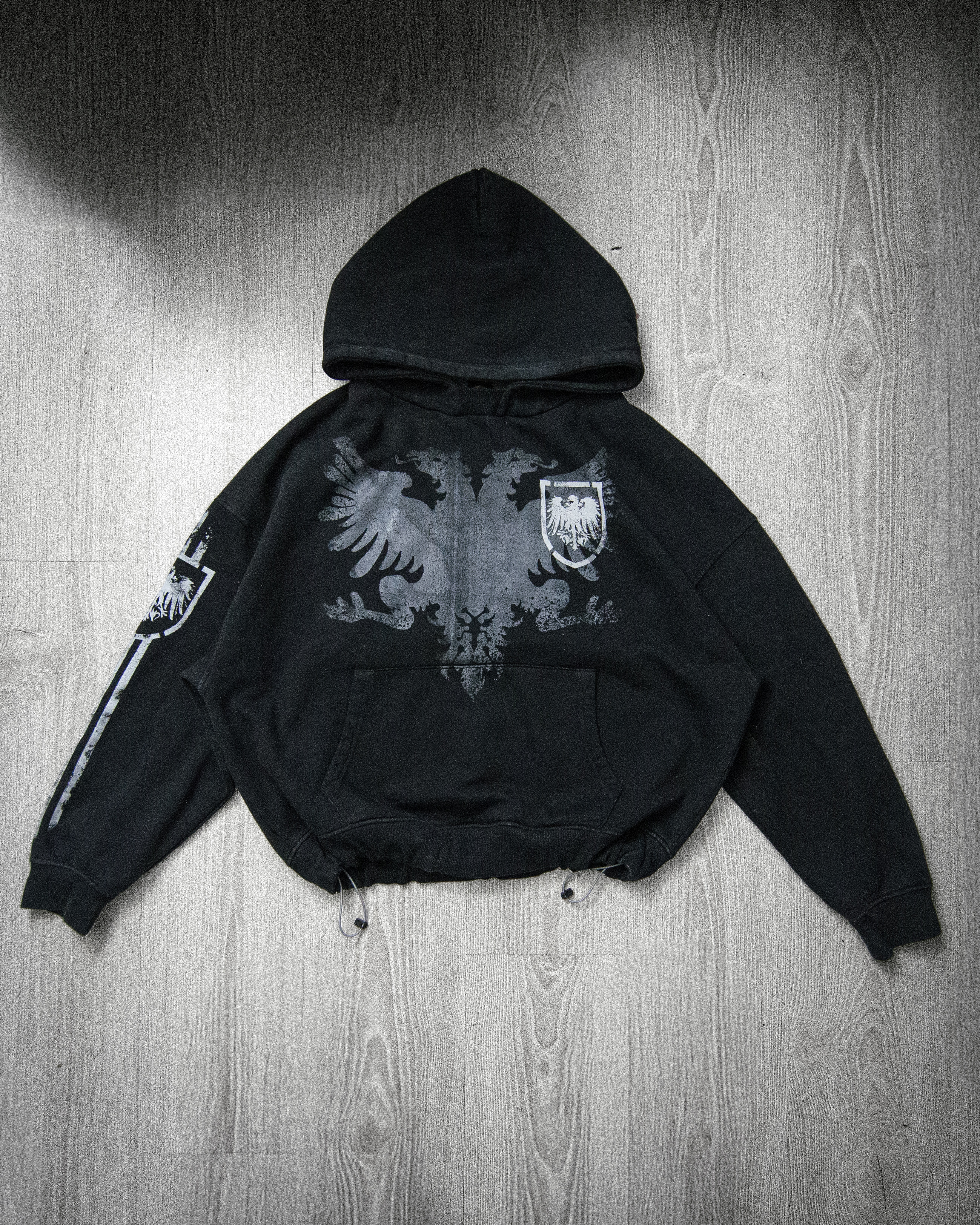 Hoodie BoxyFit CROP Reichsadler