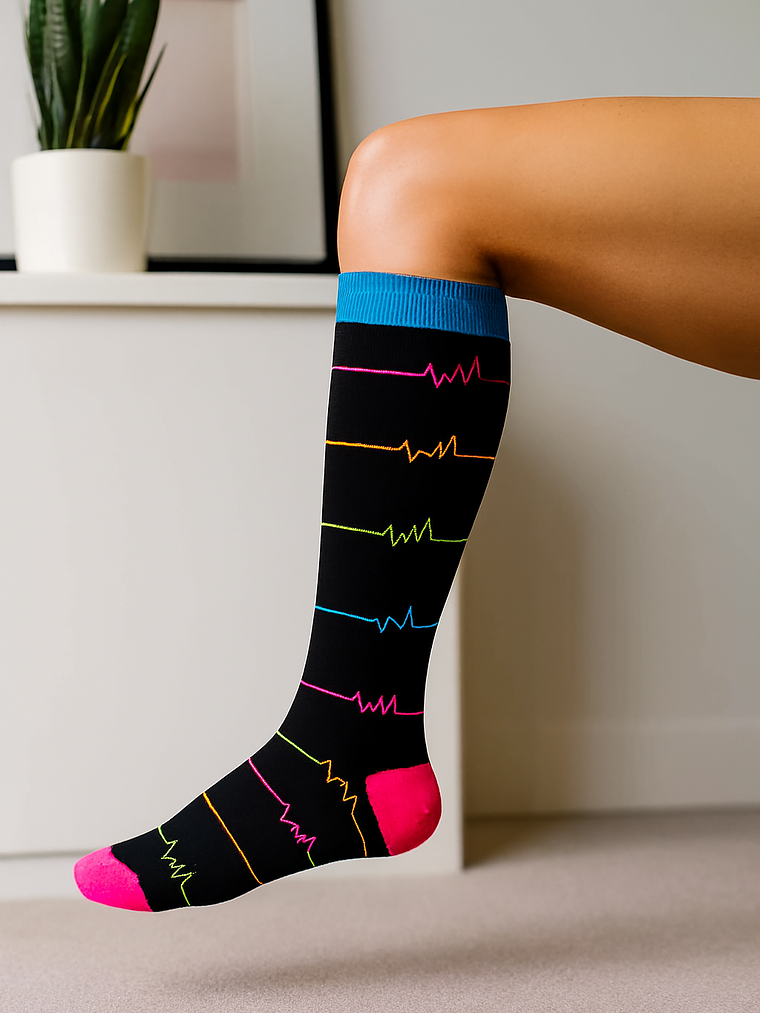 Media de compresión de 15 - 20 mmhg talla S/M 2